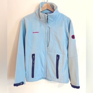 Mammut Women’s Lightweight Ski Jacket Size Medium Sky Blue